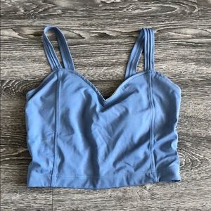 Kortni Jeane Infinity Blue Latter-Back Top